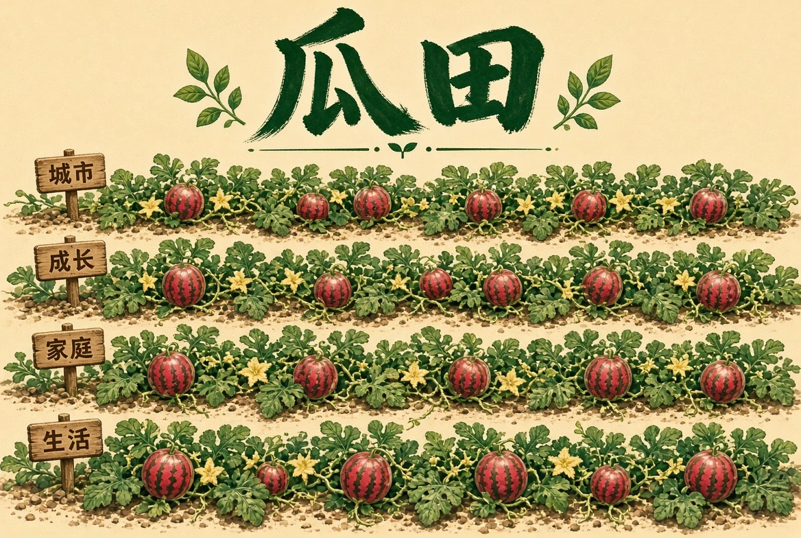 瓜田主题视觉